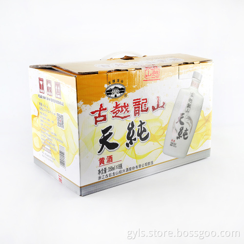 Tian Chun Wine filled in glass bottles